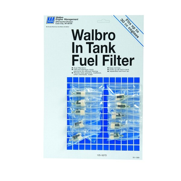 Fuel Filter, In-Tank (qty 10) 13.5" x9.5" x1.4"